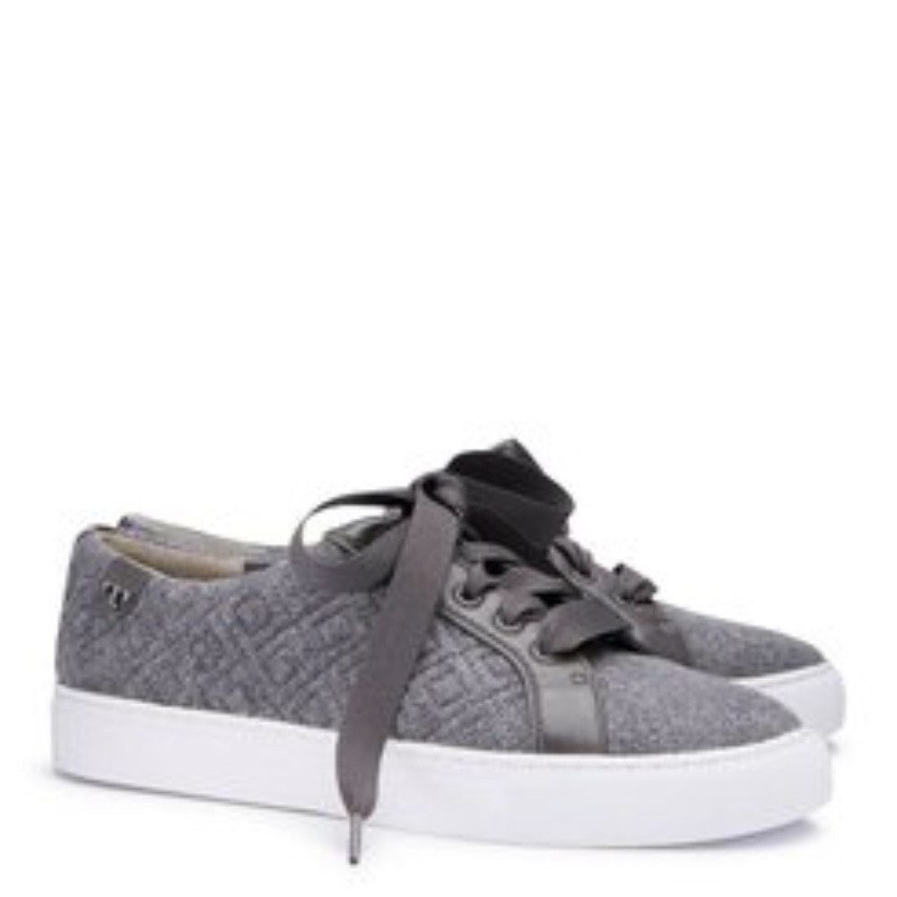 Tory Burch Marion Quilted Lace-Up Sneaker